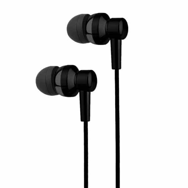 Electro Painted Stereo Earphones with Mic  EB250 Black